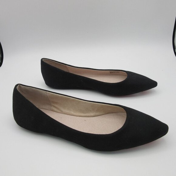 Joe's Jeans Black Flats Women's 6 Slip-on Pointed Toe Business - Picture 2 of 8